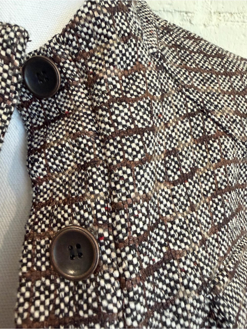 Textured Button-Up Tweed Jacket - Picture 2 of 4